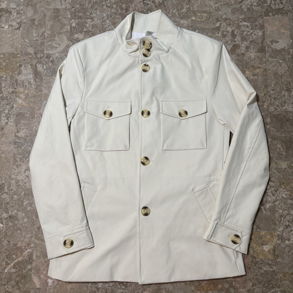 State and Liberty Field Utility Jacket Mens Small Cream Performance Travel